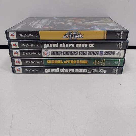 5 Assorted Sony PlayStation PS2 Video Games image number 2