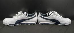Puma Roma Men's White And Blue Leather Sneakers Size 9.5 alternative image