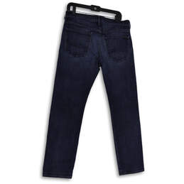 Mens Blue Denim Dark Wash 5-Pocket Design Straight Leg Jeans Size 33 alternative image