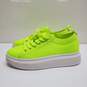 BP. Sonny Neon Green Lace Up Wedge Sneaker Women's Size 7.5 M image number 1