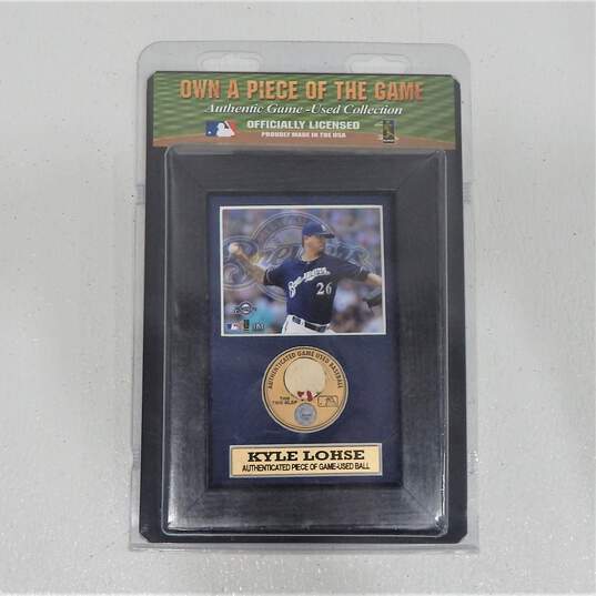 Kyle Lohse Factory Sealed Authentic Game Used Baseball w/ COA Milwaukee Brewers image number 1