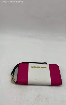 Michael Kors Pink White Wallet