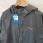 Men's Columbia Gray Hooded Jacket Windbreaker Size XL NWT image number 3