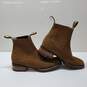 Arizona MENS LEATHER COWBOY Rodeo Square Toe Boots Sz 9 image number 5