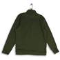 NWT Under Armour Mens Green Striped Long Sleeve Mock Neck Pullover Sweater Sz L image number 2