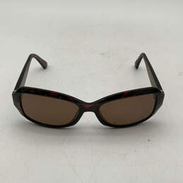 Womens GU7410 Black Brown Lens Full Rim Fashionable Rectangle Sunglasses alternative image