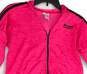 Girls Pink Long Sleeve Kangaroo Pockets Full Zip Track Jacket Size XL image number 3