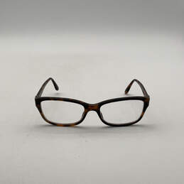 Womens 4086-B 5243 Black Brown Prescription Rectangular Eyeglasses alternative image