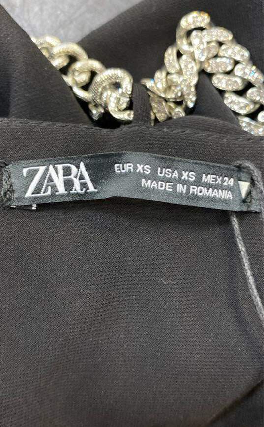 ZARA Black Mini Dress - Size X Small image number 4
