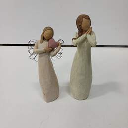 Demdaco Willow Tree "Joy" And "Angel Of The Heart" Figurines