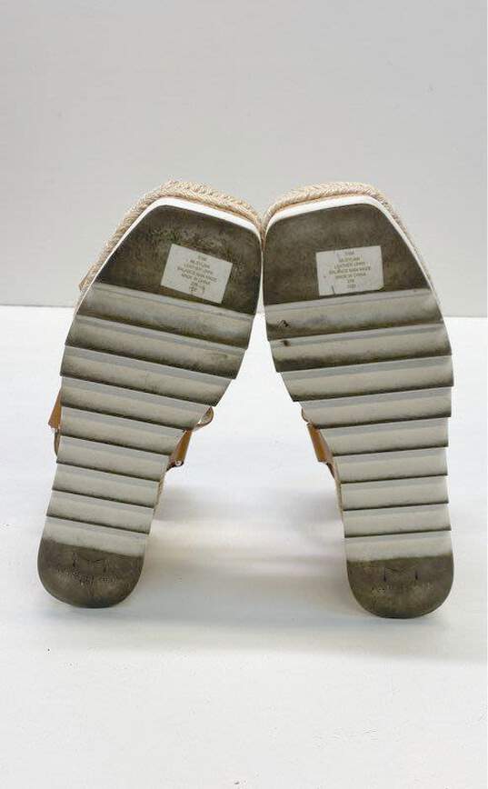 Marc Fisher Gylian Brown Platform Wedge Sandals Women 5.5 image number 6
