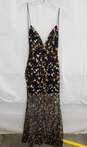 Luxxel Floral Maxi Embroidered Sleeveless Dress NWT Size M image number 1