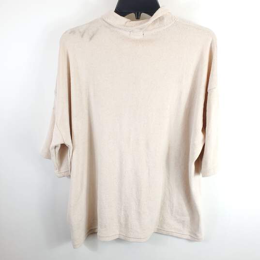 Nasty Gal Women Ivory Toweling T Shirt Sz 10 NWT image number 2
