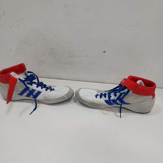 Men’s Adidas HVC Wrestling Shoes Sz 9 image number 2