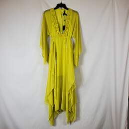 BCBG Women Lemon Grass kaftan Dress SZ XS NWT