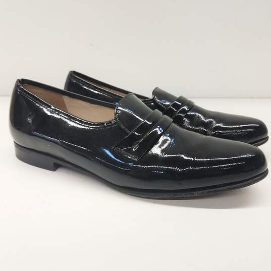 Brentano Genuine Patent Leather Self-Strap Tuxedo Dress Shoes Men's Size 9.5 image number 3