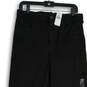 NWT Womens Black Denim Dark Wash Flat Front Skinny Leg Jeans Size 14/32W image number 3