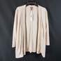 Chico's Women Ivory Embroidery Cardigan Sz 3 Nwt image number 1