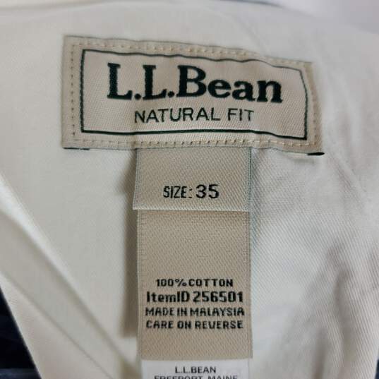 L.L. Bean Men Blue Cargo Shorts NWT sz 35 image number 4
