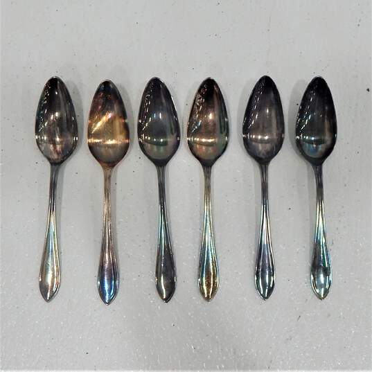 Viners of Sheffield Silver Plate Grapefruit Complete Boxed Set 6 Spoons Knife image number 2