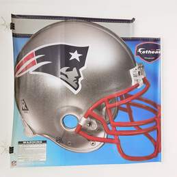 New England Patriots 4 ft x 5 ft Fathead Helmet Wall Decal
