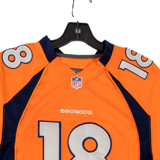 Unisex Adults Orange Denver Broncos Peyton Manning Football Jersey Size M image number 3