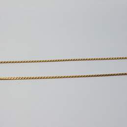 14k Gold Engraved Religious Pendant Necklace 3.0g alternative image