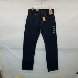 Levi's Dark Blue Cotton 505 Regular Straight Leg Jeans MN Size 32x34 NWT