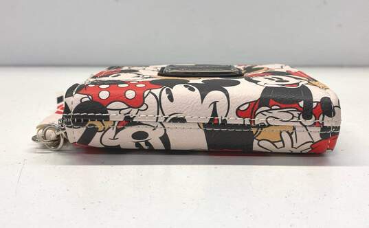 Loungefly x Disney Parks Mickey & Minnie Mouse Zip Around Wallet Multicolor image number 3