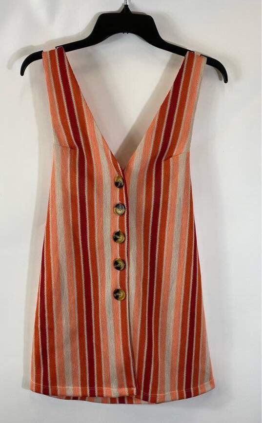 Free People Orange Tank Top - Size X Small image number 1