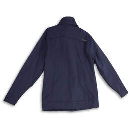 Mens Navy Softshell Mock Neck Long Sleeve Full-Zip Jacket Size Small alternative image