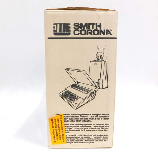 1980s Smith Corona SL 80 Electronic Typewriter w/ Word Eraser & Case IOB image number 11
