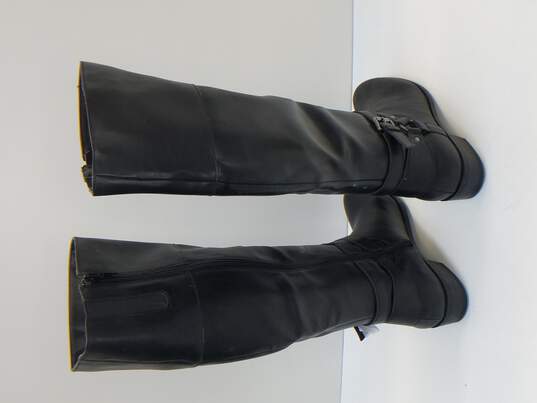 A.n.a Torrance Women's Knee High Black Riding Boots Size 8.5M image number 4