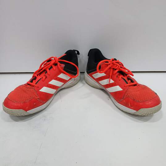 Men's Orange Adidas Shoes Size 9.5 image number 2