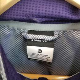 Nike storm fit lightweight mini checkerboard print zip jacket women's XS