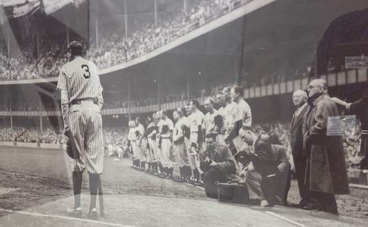 Framed Poster - The Babe Bows Out, Ruth's Last Game as a Yankee image number 5