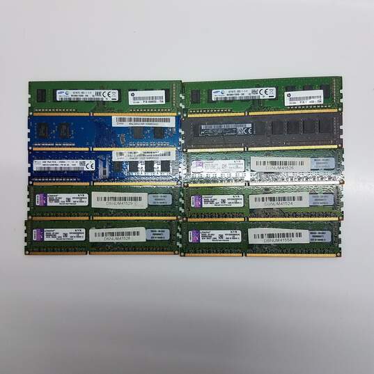 Lot of 10 Mixed PC3 DD3 Desktop Memory Ram #1 image number 1