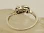 Romantic 925 Sterling Silver Diamond Accent Heart Ring 2.6g image number 3