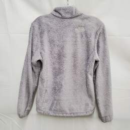 The North Face WM's Osito Light Gray Fleece Full Zipper Sweat Coat Size XS alternative image