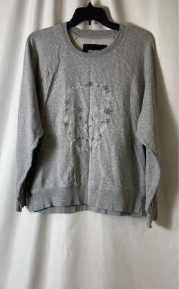 Zadig & Voltaire Womens Gray Long Sleeve Round Neck Pullover Sweater Size Medium
