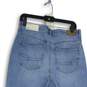 NWT American Eagle Womens Blue Denim Medium Wash Mid Rise Mom Jeans Size 10 image number 4