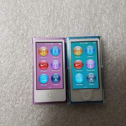 Lot of Two Apple iPod nano 7th Gen/2.5 Multitouch Model A1446 alternative image