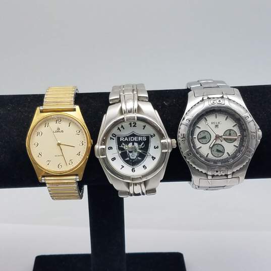 Relic Lorus, Raiders, Plus Stainless Steel Watch Collection image number 1