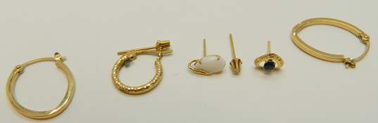14k Gold & Stones Scrap Jewelry, 4.1g image number 3