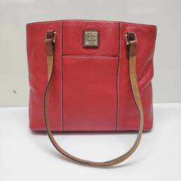 Dooney & Bourke Pebble Small Lexington in Red Leather