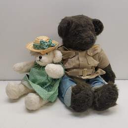 Bundle of 2 Marguerite Dubearvoire-Boyds Plush Bears