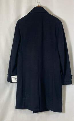 NWT Lauren Ralph Lauren Mens Blue Pockets Double Breasted Overcoat Size 38 alternative image