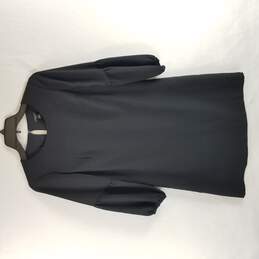 Ann Taylor Women Black Long Sleeve Midi Dress 0P NWT