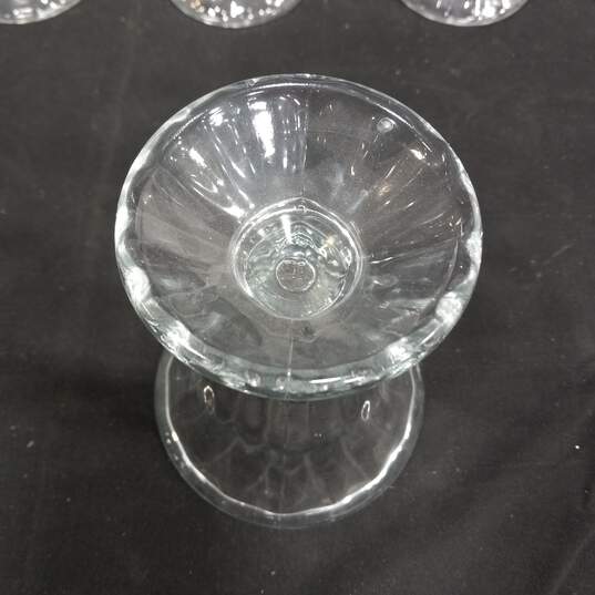 Set of 8 Vintage Glass Parfait Dishes image number 3