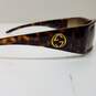 AUTHENTICATED GUCCI TORT SLIM RECTANGULAR SUNGLASSES GG 2516-S image number 5